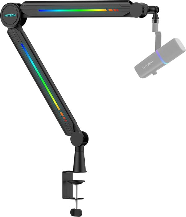 IXTECH RGB Mic Boom Arm High Profile