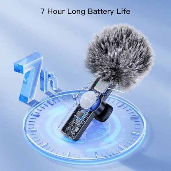 2pcs Lavalier Wireless Microphone for iPhone iPad - Image 3