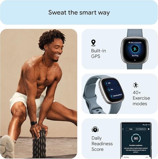 Fitbit Versa 4 Fitness Smartwatch with Daily Readiness - Image 3