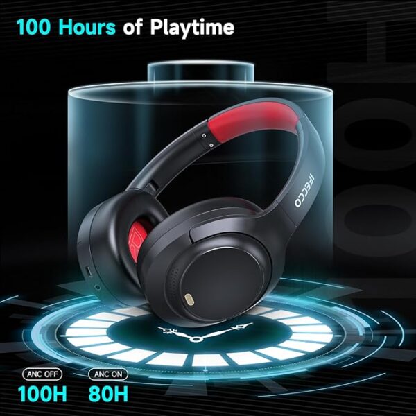 IFECCO Active Noise Cancelling Headphones Bluetooth 5.4 - Image 2