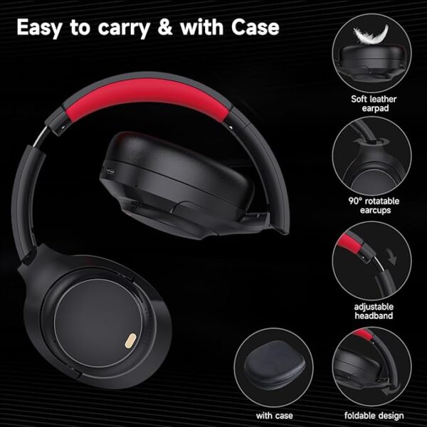 IFECCO Active Noise Cancelling Headphones Bluetooth 5.4 - Image 3